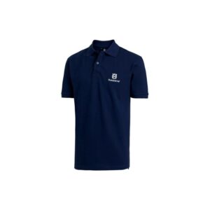 Μπλουζάκι Polo Navy ανδρικό με πλεκτό logo Husqvarna (M)