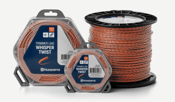 Μεσινέζα Husqvarna Whisper Twist 3 mm / 9 m Πορτοκαλί / Μαύρη